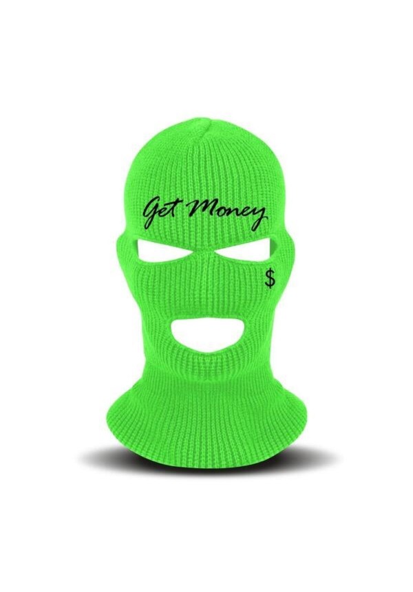 Get Money Ski Mask (Neon Green)