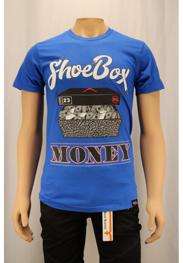 Shoebox Money Tee (Royal Blue)