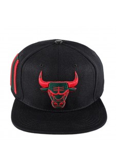 Chicago Bulls Logo Strapback (Green/Red Patch)