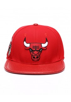 Chicago Bulls Logo Gator Visor Strapback (Red)