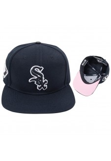 Chicago White Sox Logo Snapback (Black/Pink)