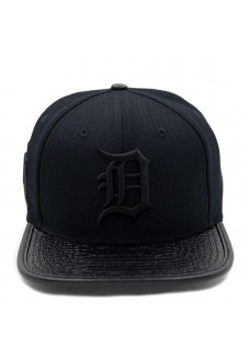 Detroit Tigers Logo Leather Strapback