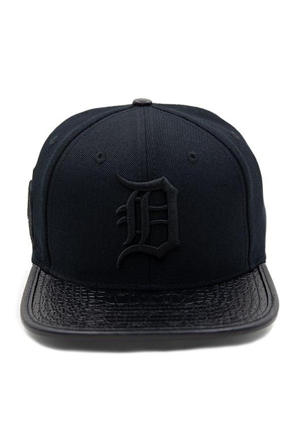 Detroit Tigers Logo Leather Strapback
