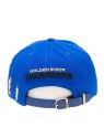 Golden State Warriors Team Logo Leather Strap Back with Pin
